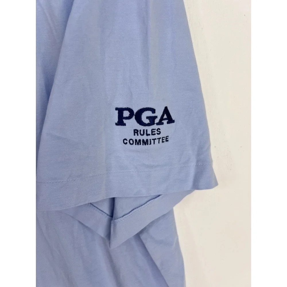 Polo Golf Ralph Lauren Shirt Mens XL Blue Stretch Isle Performance PGA Rules NWT